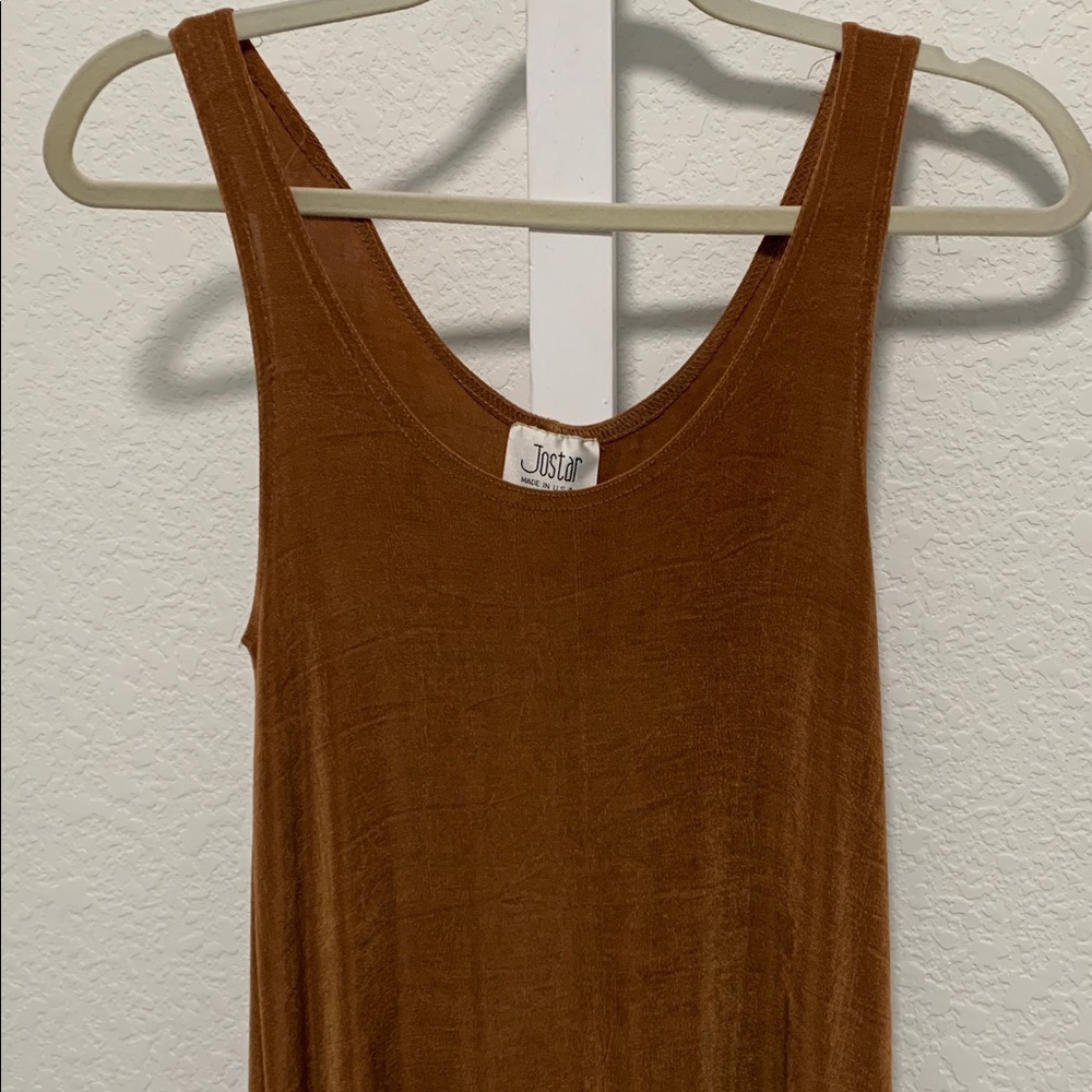 Y2K Jostar Tan Sleeveless Maxi Dress - Picture 2 of 7